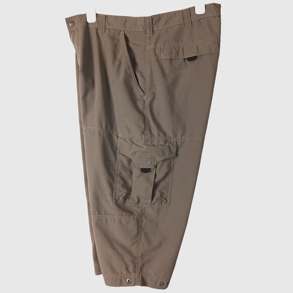 Columbia Mens GRT Bermuda Cargo Shorts Vintage Size 36 Snap Cuff Hiking Camping - Picture 1 of 11